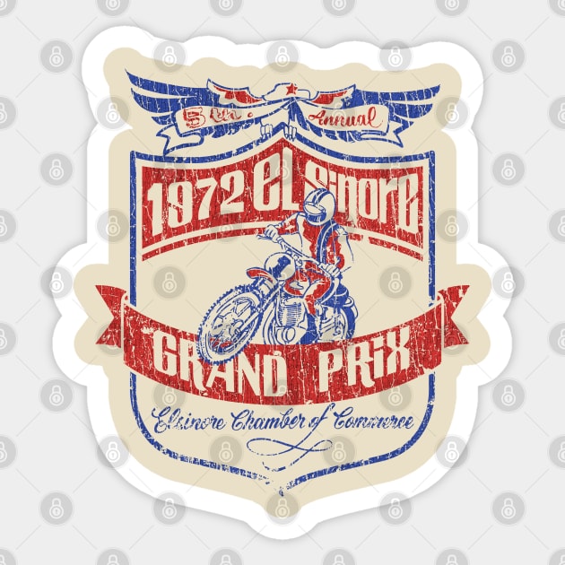 Elsinore Grand Prix 1972 Sticker by JCD666